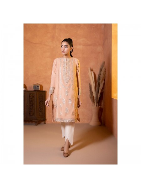 Sapphire Embroidered Satin Shirt 269410233_PK-1483391102