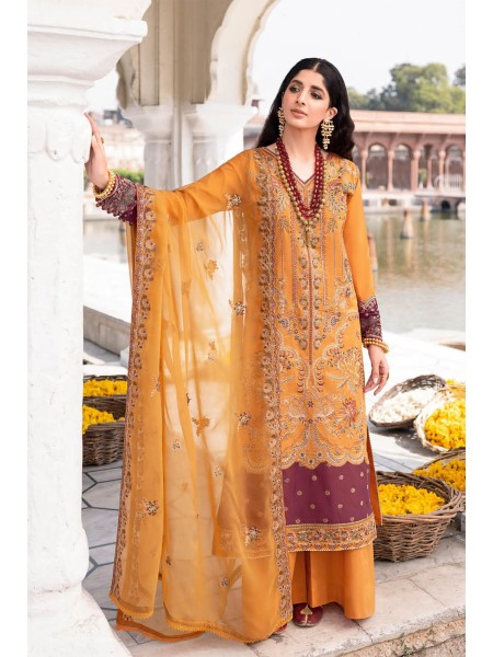 Andaaz by Ramsha Unstitched 3 Piece Luxury Lawn Vol-05 Collection'2023-Z-506
