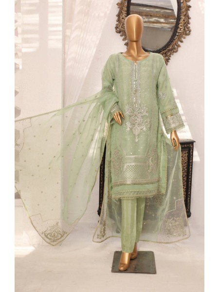Hz Ready To Wear Embroidered Formal Collection'2023-07-Pistachio