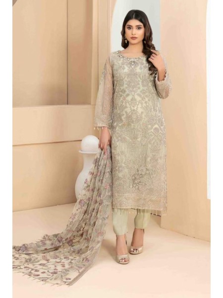 Oriana by Tawakkal Semi Stitched 3 Piece Formal Collection'2023-OR-8250