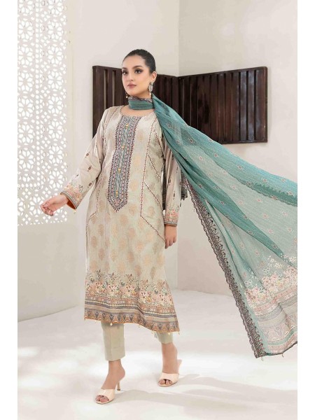 Raisa by Tawakkal Unstitched 3 Piece Broshia Lawn Collection'2023-R-8668