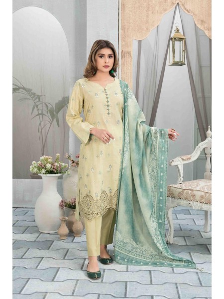 Selin by Tawakkal Unstitched 3 Piece Broshia Lawn Collection'2023-S-8654