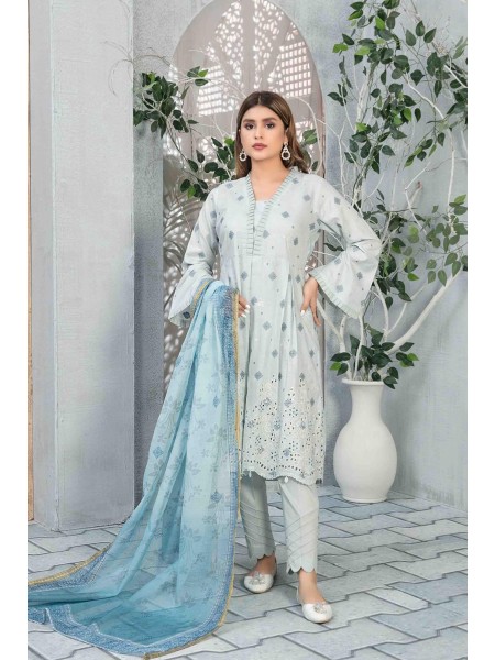 Selin by Tawakkal Unstitched 3 Piece Broshia Lawn Collection'2023-S-8657