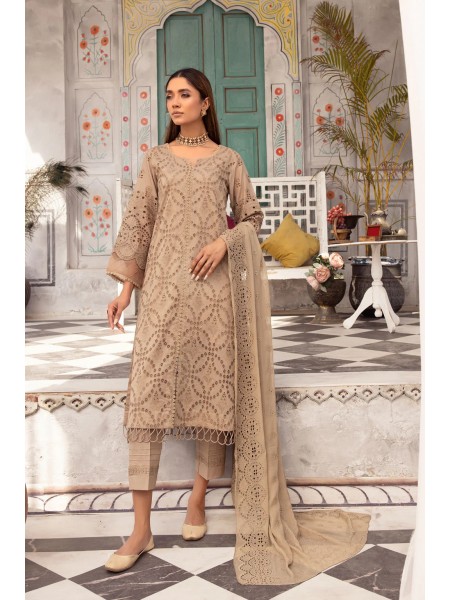 Suhana by Johra Unstitched 3 Piece Festive Chikankari Lawn Collection'2023-JH-281