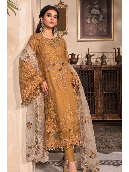 Maria B Mbroidered Unstitched 3 Piece Heritage Collection'2023-BD-2606