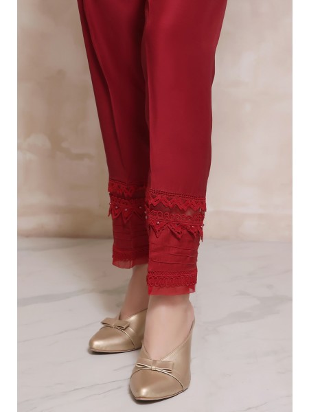 Sada Bahar Lakshiya Stitched Bottom Eid Edition'2023-TR-2301-Red