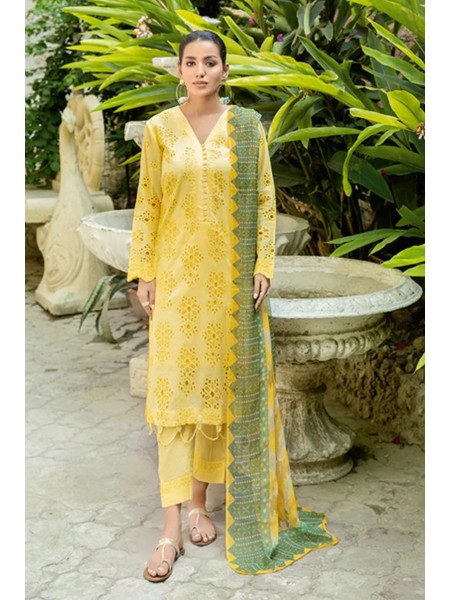 Camila by Johra Unstitched 3 Piece Chikankari Lawn Collection '2023-JH-665