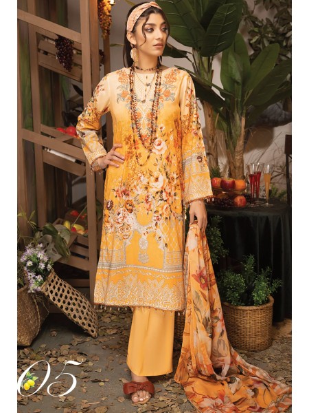 Fantasy by Adan's Libas Unstitched 3 Piece Spring Summer Lawn Collection'2023-FA-05