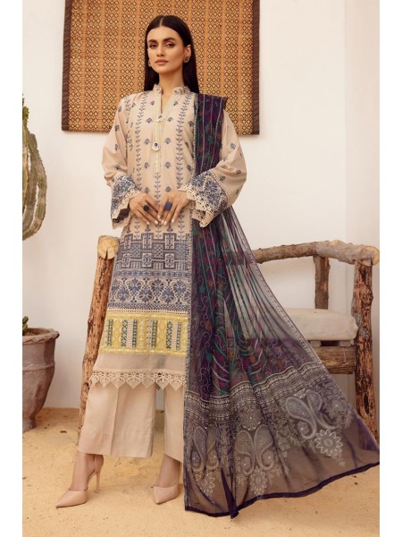 Mahee's by Riaz Arts Unstitched 3 Piece Lawn Collection'2023-MR-06