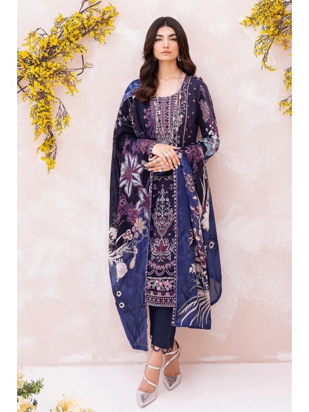 Mashaal by Ramsha Unstitched 3 Piece Luxury Lawn Vol-07 Collection'2023-L-701