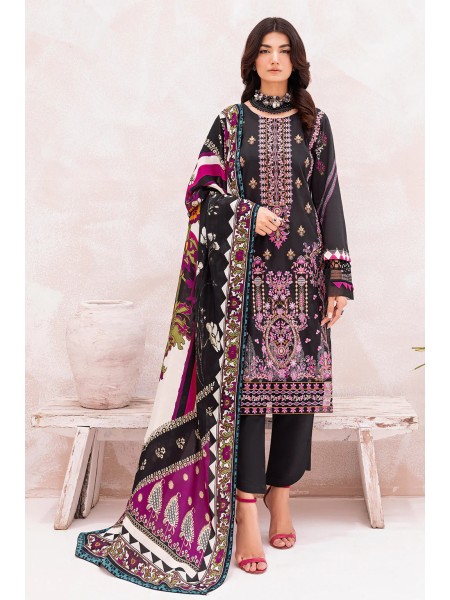 Mashaal by Ramsha Unstitched 3 Piece Luxury Lawn Vol-07 Collection'2023-L-704