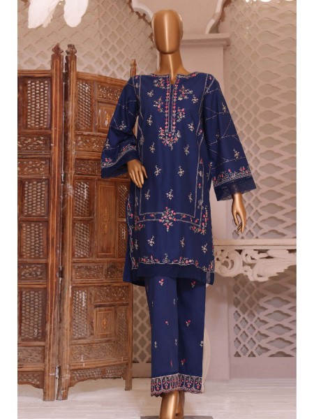 Ziza by Bin Saeed Stitched 2 Piece Emb Summer Vol-01 Collection'2023-CMFT-17A-Blue