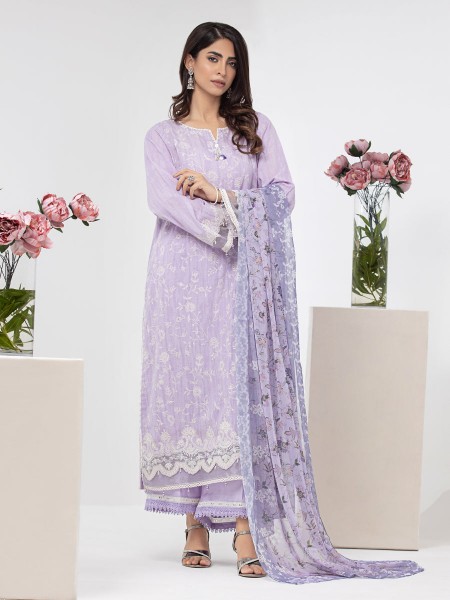 ACE Bahaar Unstitched 3Pc Embroidered Dobby Suit ACE-00413424