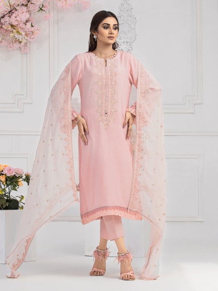 ACE Bahaar Unstitched 3Pc Embroidered Dobby Suit ACE-00413450