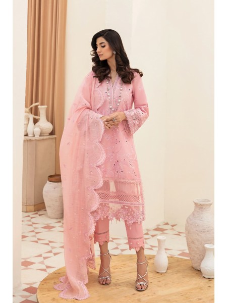 Afrozeh Unstitched 3 Piece Festive Chikankari Lawn Collection'2023-02-Peony