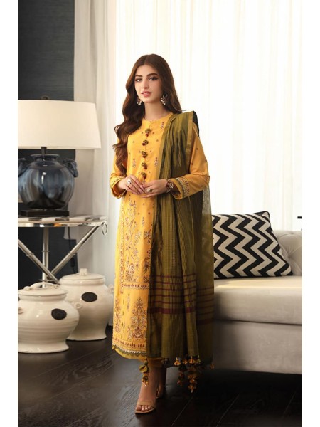Aira by Asim Jofa Unstitched 3 Piece Eid Collection'2023-AJAI-12