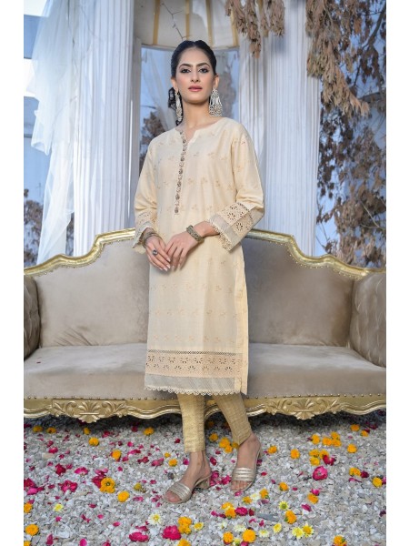 Amna Sohail by Tawakkal Stitched Handwork Chikankari Shirts Collection'2023-ASK-01
