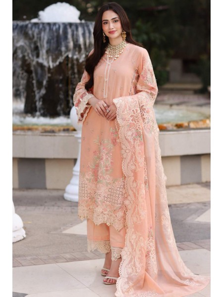 Elaf Unstitched 3 Piece Festive Chikankari Collection'2023-ECF-09
