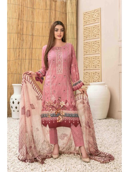 Laleh by Tawakkal Unstitched 3 Piece Slub Digital Print Lawn Collection'2023-L-9171