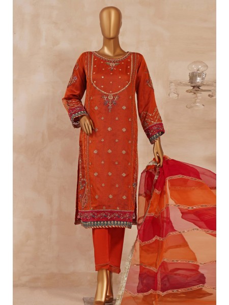 Sada Bahar Stitched 2 Piece Festive Formal Collection'2023-MB-06-Rust