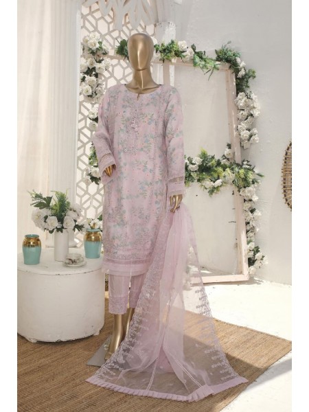 Shaahkar by Hz Stitched 3 Piece Formal Collection'2023-HZS-131-Lilac
