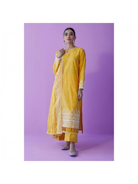 Orient 3 Piece Unstitched Embroidered Suit For Women And Girls 412203489_PK-1969329705