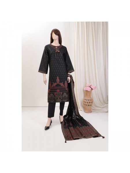 SAYA Jacquard Cotton 3 Piece WUNS-2355 Suit For Women 409658316_PK-1961276361