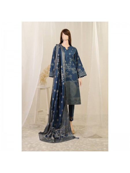 SAYA Unstitched Jacquard Cotton 3 Piece For Women 423918068_PK-2008290955