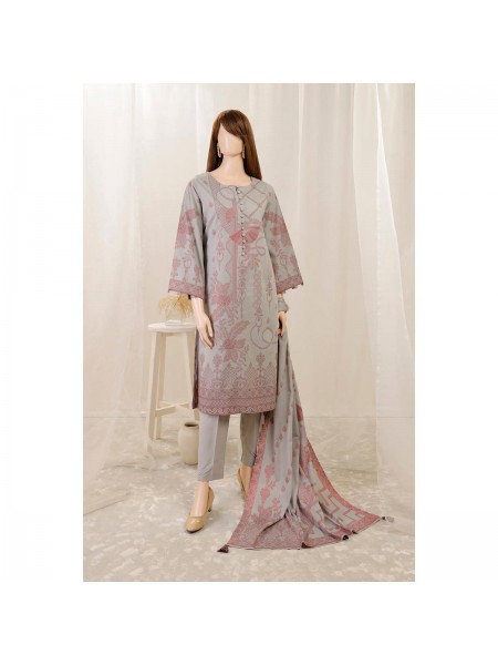 SAYA Unstitched Jacquard Cotton 3 Piece WUNS-2985 Suit For Women 426102716_PK-2022873958