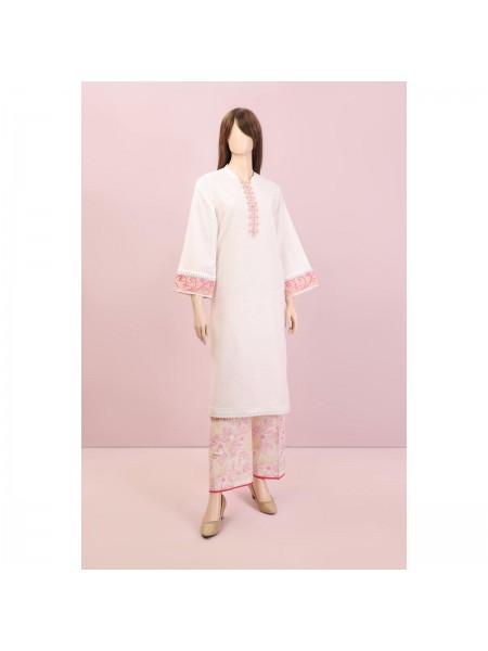SAYA Unstitched Printed Emb Dobby 2 Piece Shirt-Trouser WU2P-2480 Suit For Women421781498_PK-1994715528