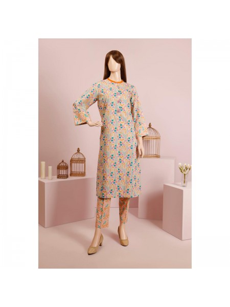 SAYA Unstitched Printed Lawn 2 Piece Shirt-Trouser For Women424959042_PK-2012654521