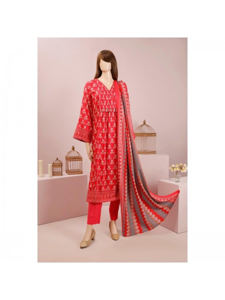 SAYA Unstitched Printed Viscose Lawn 3 Piece For Women424954780_PK-2012658030