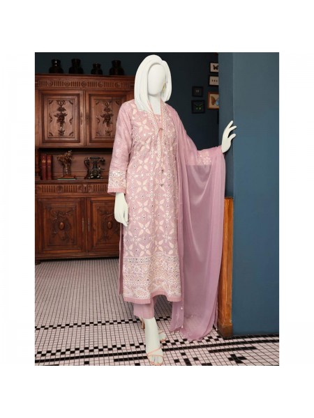 Junaid Jamshed 3 Piece Cambric Women Unstitched Suit Winter Collection '22 365789087_PK-1818258363
