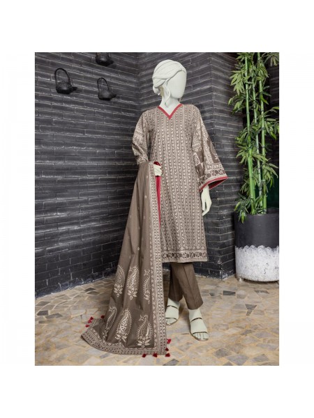 Junaid Jamshed 3 Piece Cambric Women Unstitched Suit Winter Collection '22 365790151_PK-1818258490