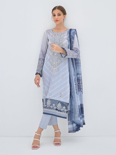 ACE Embroidered Lawn Suit Unstitched 3Pc - A-WU3P23-22766