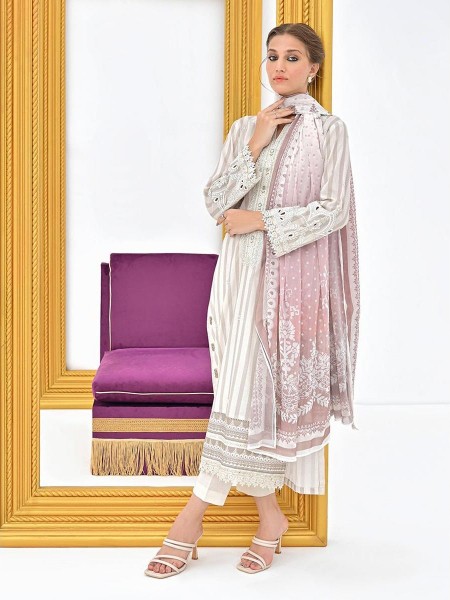 ACE Embroidered Lawn Suit Unstitched 3Pc - A-WU3P23-22767