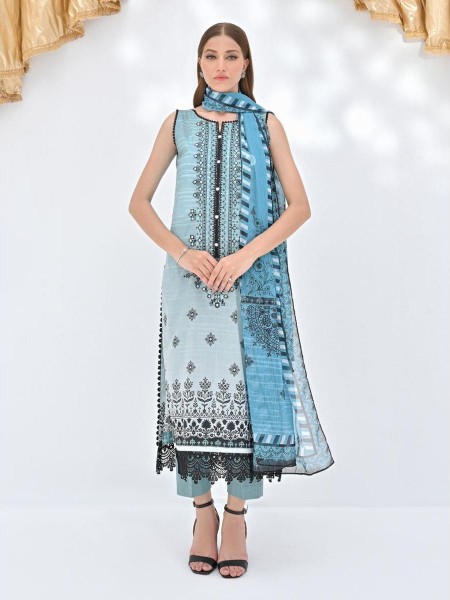 ACE Embroidered Lawn Suit Unstitched 3Pc - A-WU3P23-22769
