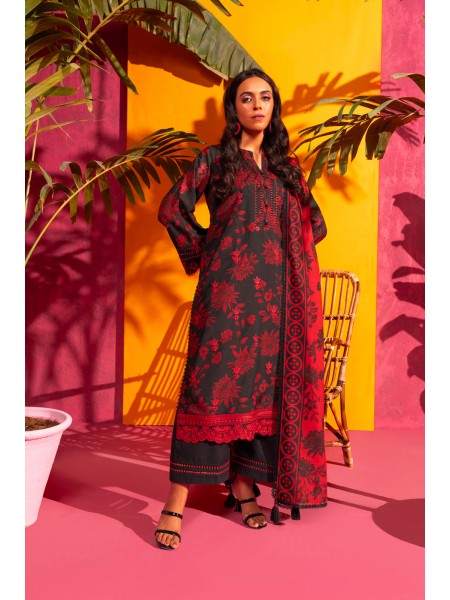 Alkaram Studio Rang-e-Bahar Unstitched 3 Piece Embroidered Poly Lawn Suit With Poly Lawn Dupatta A132377860