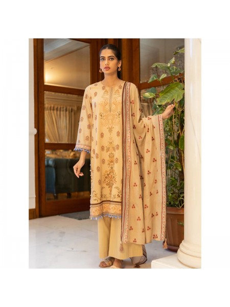 Salitex Unstitched 3 Piece Lawn Embroidered Luxury Suit - Printed Lawn Shirt With Printed Embroidered Lawn Dupatta - Collection: Uraan - Design Sku: Uns23Cv001Ut