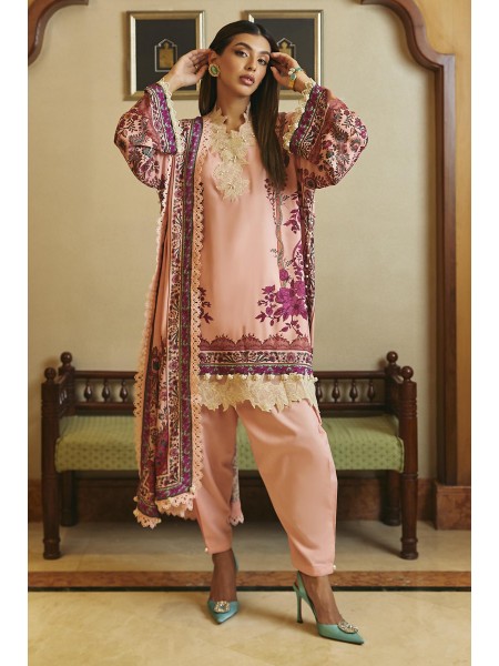 Sana Safinaz Unstitched 3 Piece Luxury Linen - Collection: Muzlin Winter 23 - Design Code: M233-002A-CU
