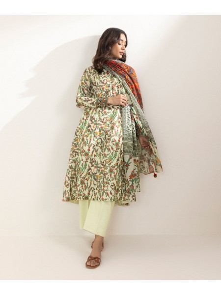 Sapphire Unstitched Lawn Collection for Women - 3 Piece - Printed Lawn Suit 457764339_PK-2167770997