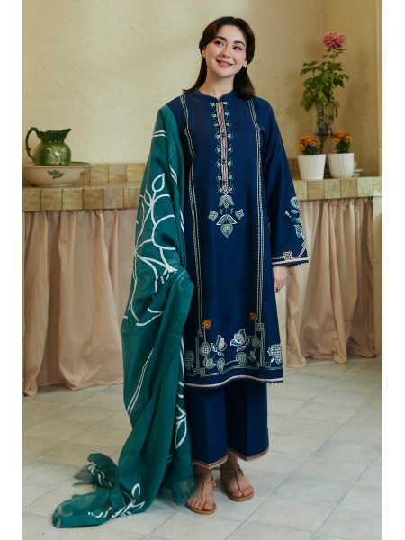 Zara Shahjahan Coco Collection 2024 Summer Lawn 3 Piece Unstitched for Women - Gul Mohar-3B