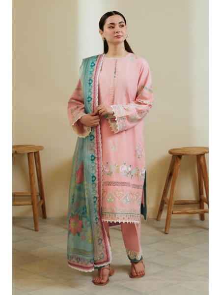 Zara Shahjahan Coco Collection 2024 Summer Lawn 3 Piece Unstitched for Women - Zoya-8A