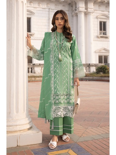 Lakhany By LSM Spring Collection 03 Piece Unstitched Embroidered Lawn With Embroidered Lawn dupatta LG-ZH-0062