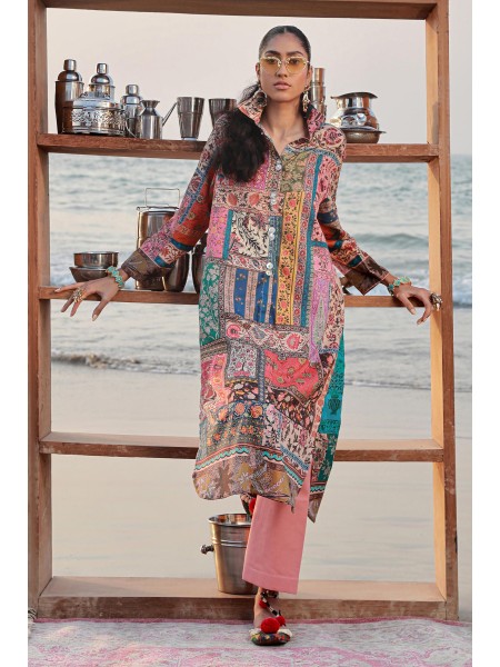 Sana Safinaz 2 Piece Lawn Unstitched Fabric - Fabric: Lawn - Collection Mahay Spring'24 Vol 1 468845797_PK-2214315711