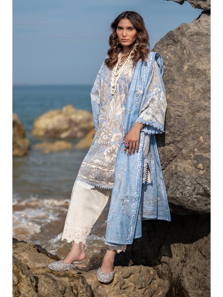 Sana Safinaz 2 Piece Lawn Unstitched Fabric - Fabric: Lawn - Collection Mahay Spring'24 Vol 1 468851563_PK-2214325206