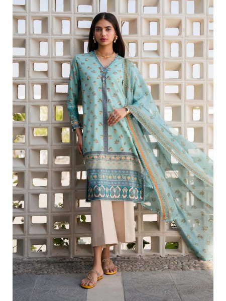 Sana Safinaz 2 Piece Lawn Unstitched Fabric - Fabric: Lawn - Collection Mahay Spring'24 Vol 1 468851700_PK-2214315899