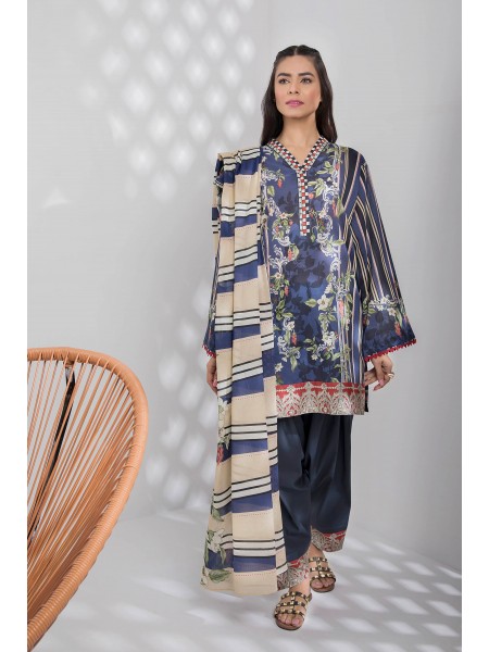 Sapphire Unstitched Day to Day 3 Piece for Women - Summer Drift A 449628137_PK-2141639321