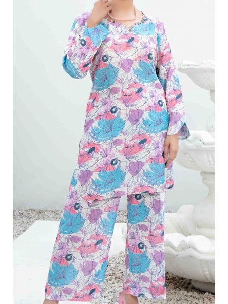 Zel By Tawakkal Unstitched 2 Piece Digital Printed Swiss Collection'2024-D-2814