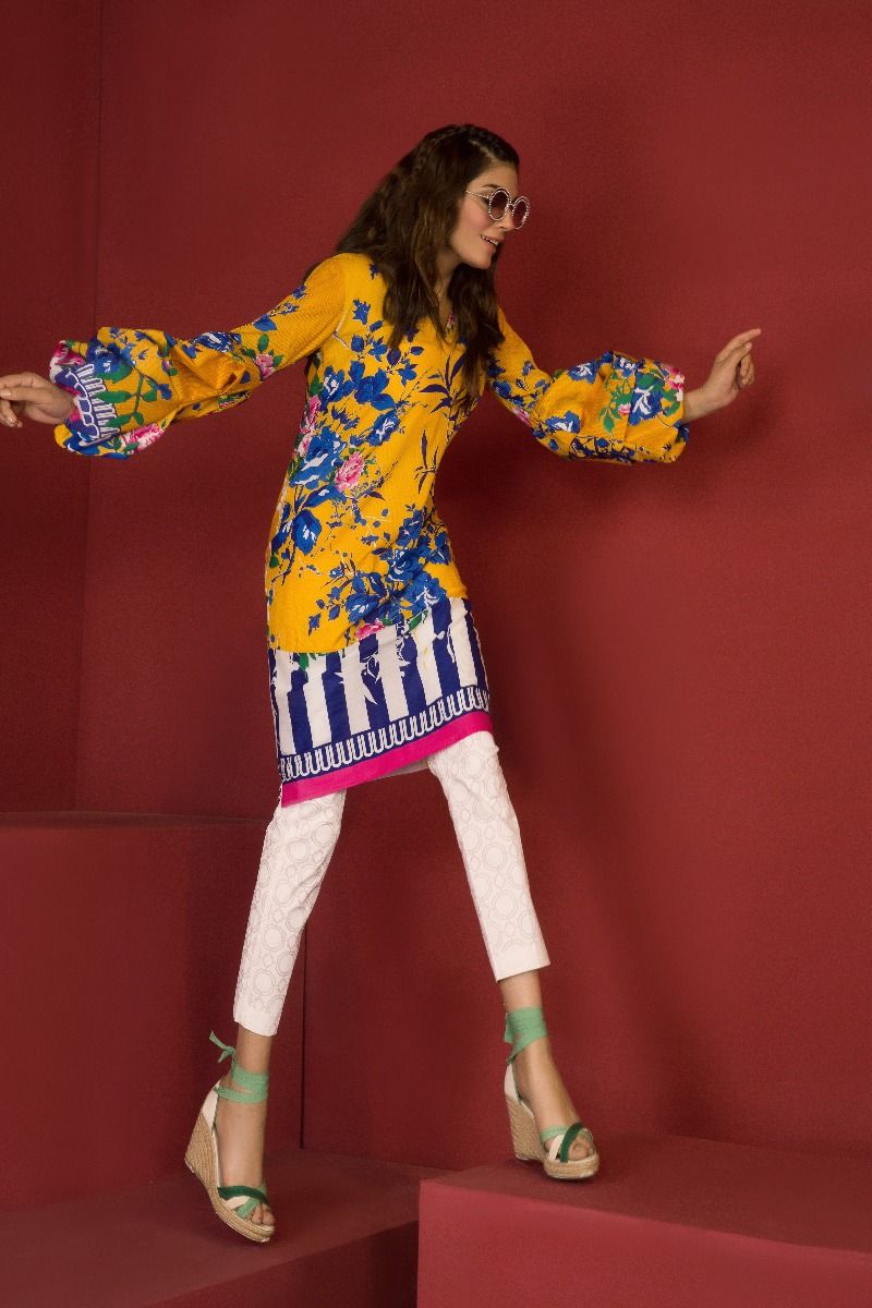Sana Safinaz Muzlin Collection Unstitched 3 Piece Suit M23a 2017
